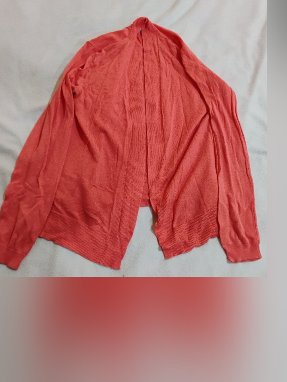 Old Navy Coral Open Cardigan